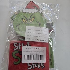 Morrow Grinch Christmas Tiered TrWhimsical Holiday Grinch Plates - Red and Green